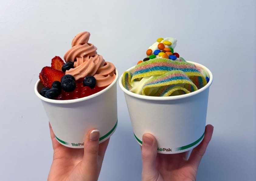 Yogaçaí chocolate frozen yogurt